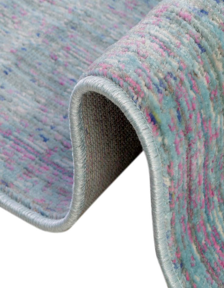 Detail image of 2' 7 x 9' 10 Aqua Runner Rug