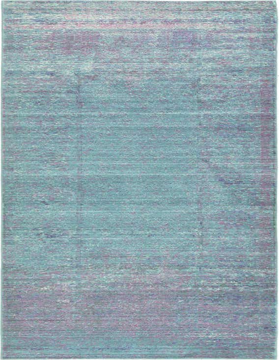 2' 7 x 9' 10 Aqua Runner Rug