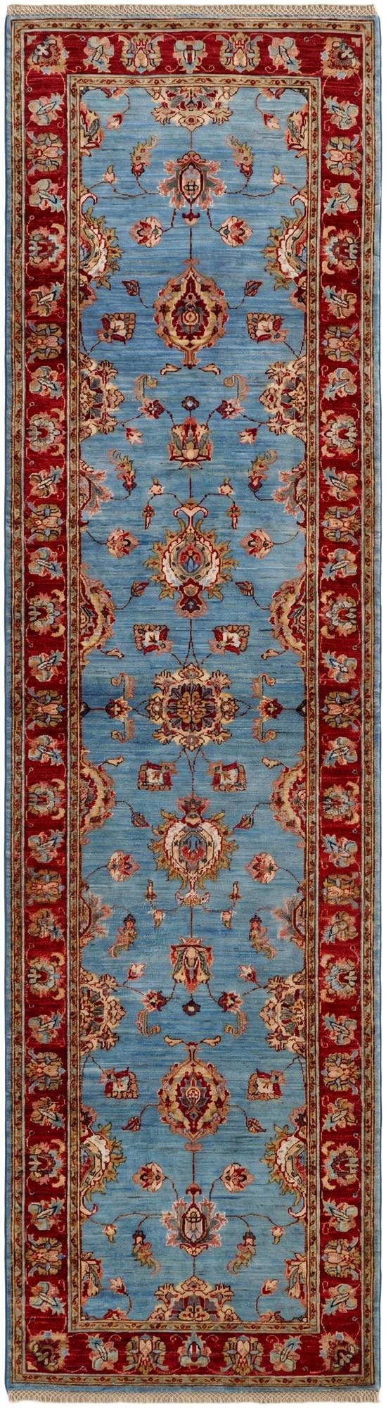 2' 9 x 10' 2 Hand Knotted Ariana Ziegler Runner Rug