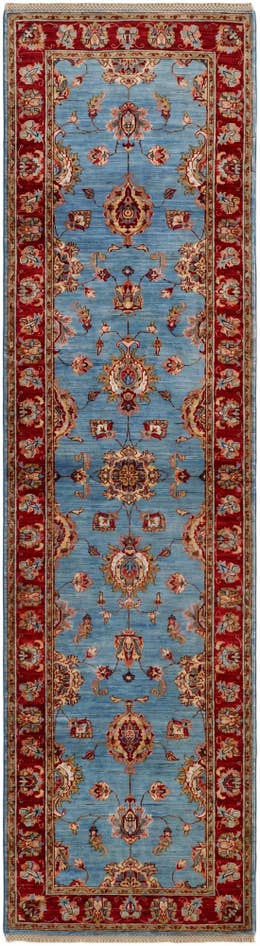 Detail image of 2' 9 x 10' 2 Hand Knotted Ariana Ziegler Runner Rug