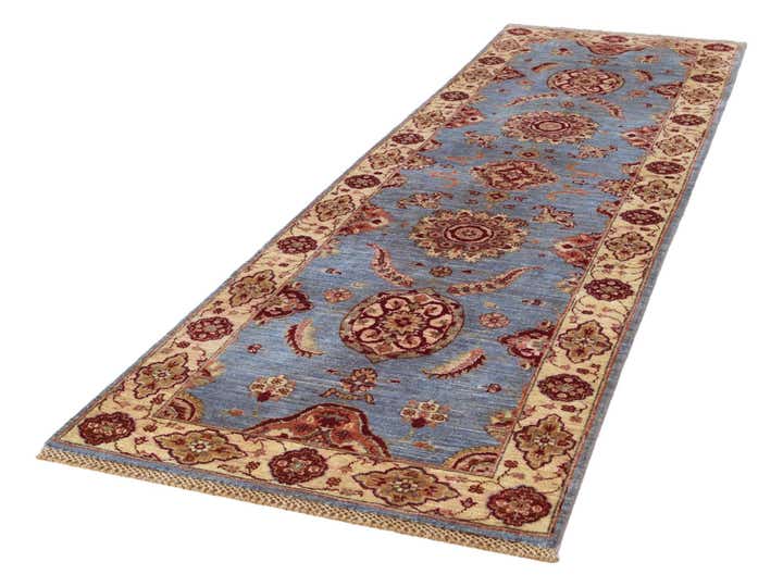2' 7 x 8' 11 Hand Knotted Ariana Ziegler Runner Rug