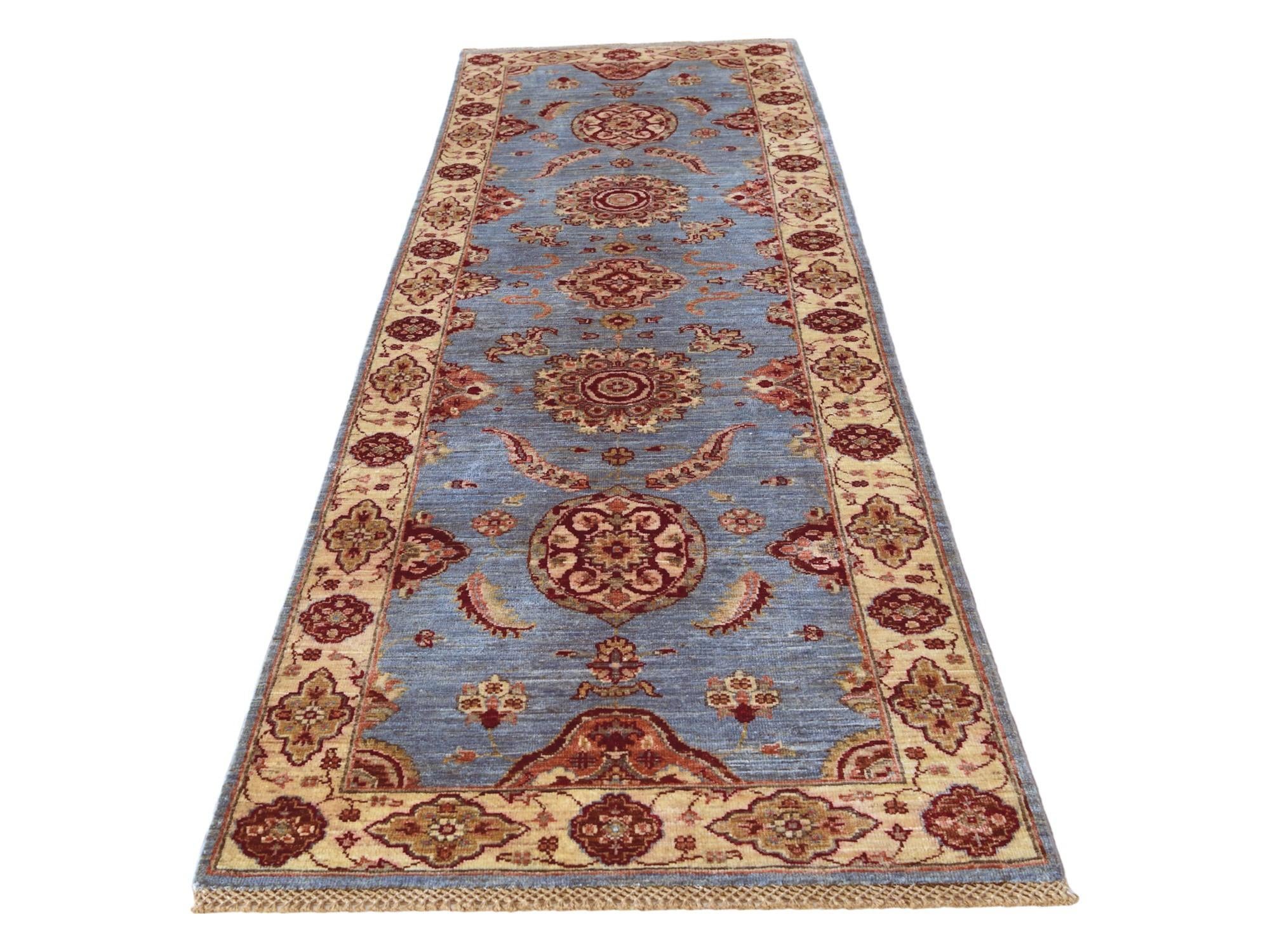 2' 7 x 8' 11 Hand Knotted Ariana Ziegler Runner Rug