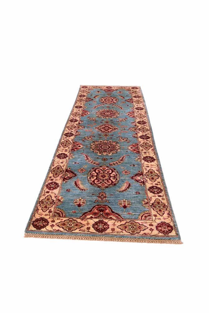 2' 7 x 8' 11 Hand Knotted Ariana Ziegler Runner Rug