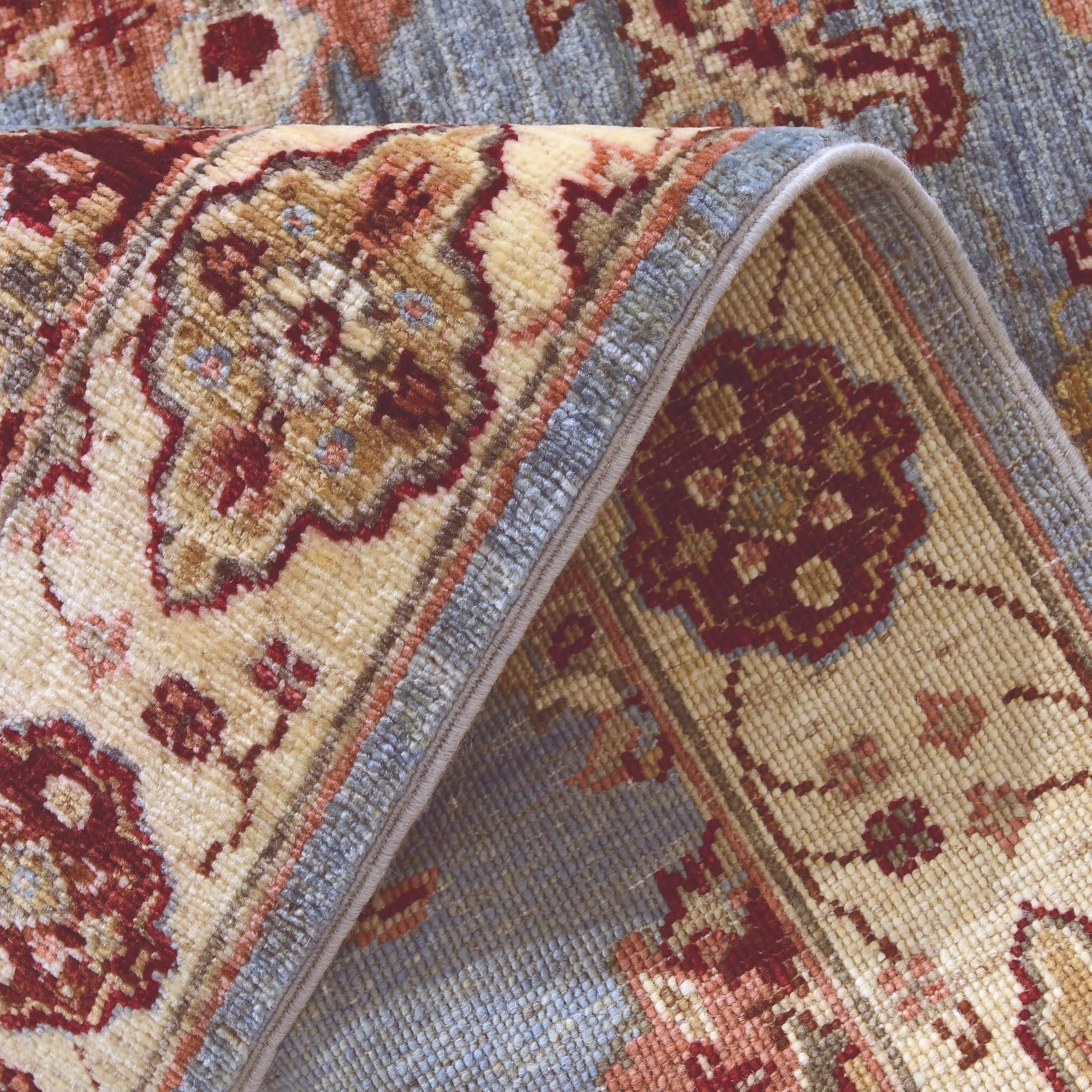 2' 7 x 8' 11 Hand Knotted Ariana Ziegler Runner Rug