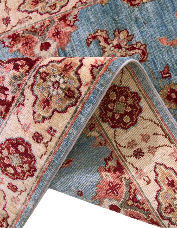 Detail image of 2' 7 x 8' 11 Hand Knotted Ariana Ziegler Runner Rug