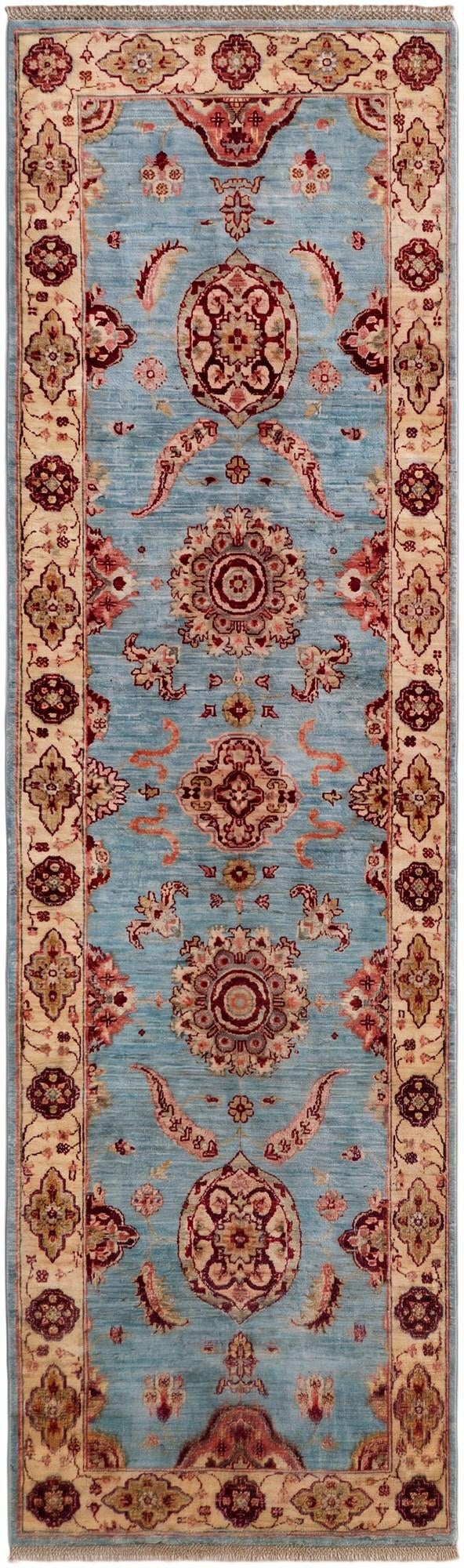 2' 7 x 8' 11 Hand Knotted Ariana Ziegler Runner Rug