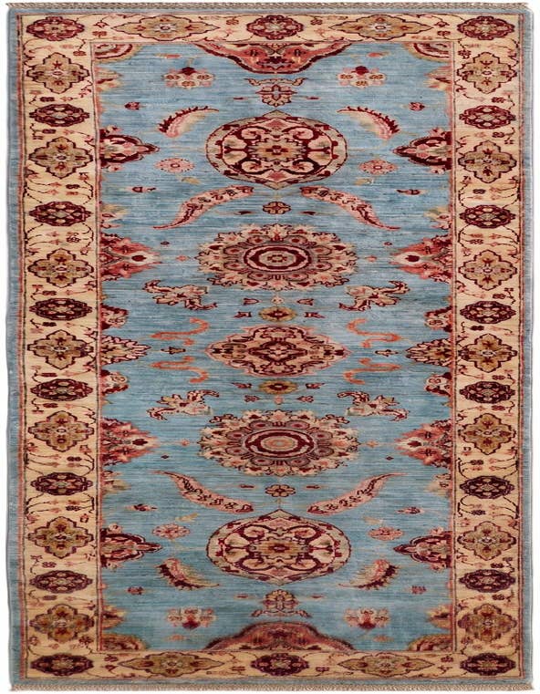 Detail image of 2' 7 x 8' 11 Hand Knotted Ariana Ziegler Runner Rug