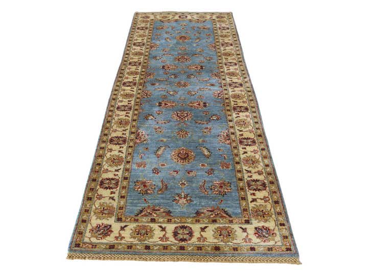 2' 9 x 8' 7 Hand Knotted Ariana Ziegler Runner Rug