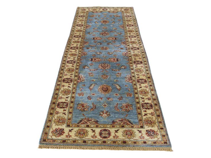 Detail image of 2' 9 x 8' 7 Hand Knotted Ariana Ziegler Runner Rug