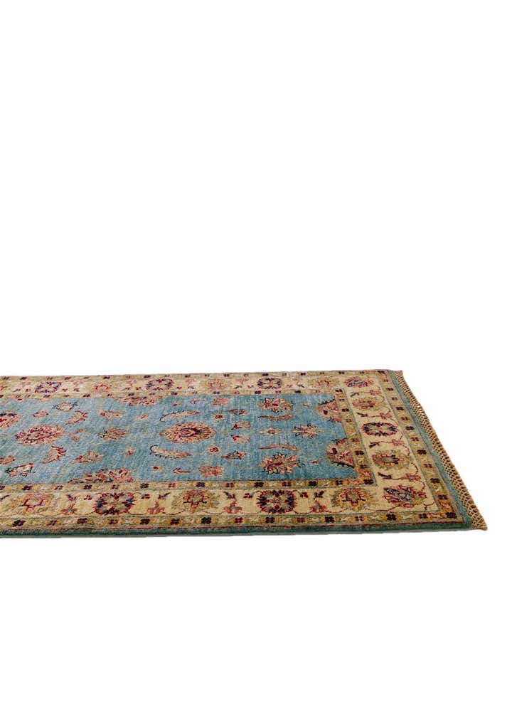 2' 9 x 8' 7 Hand Knotted Ariana Ziegler Runner Rug