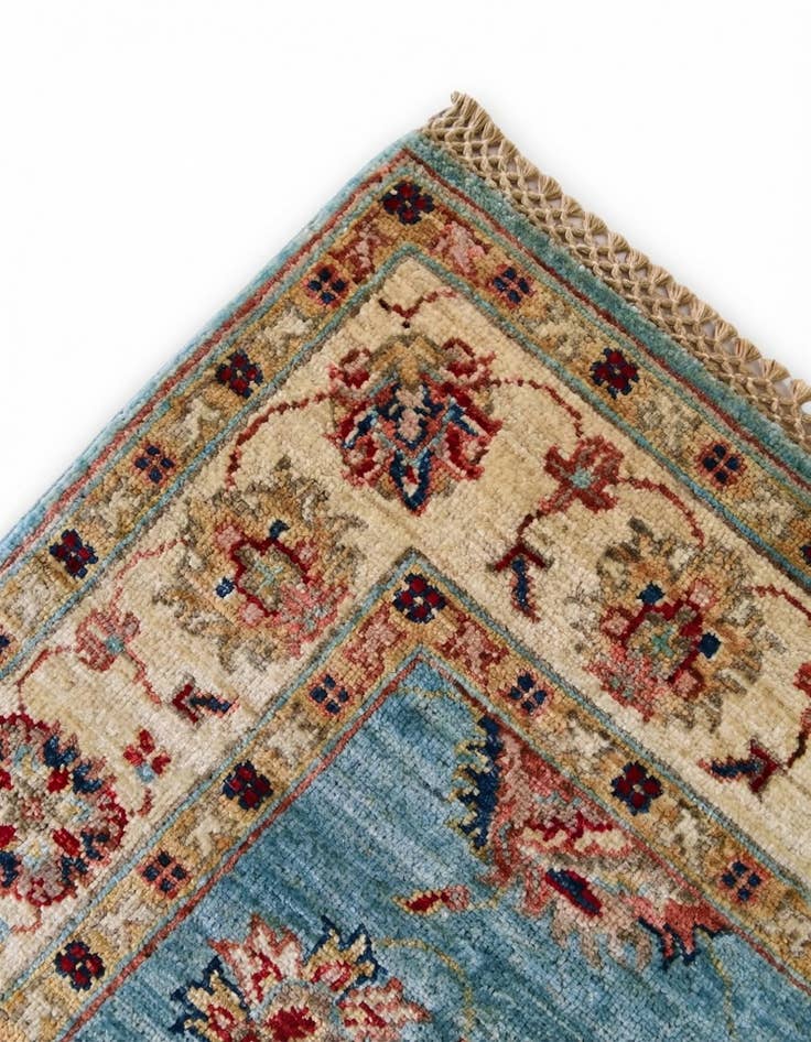 Detail image of 2' 9 x 8' 7 Hand Knotted Ariana Ziegler Runner Rug