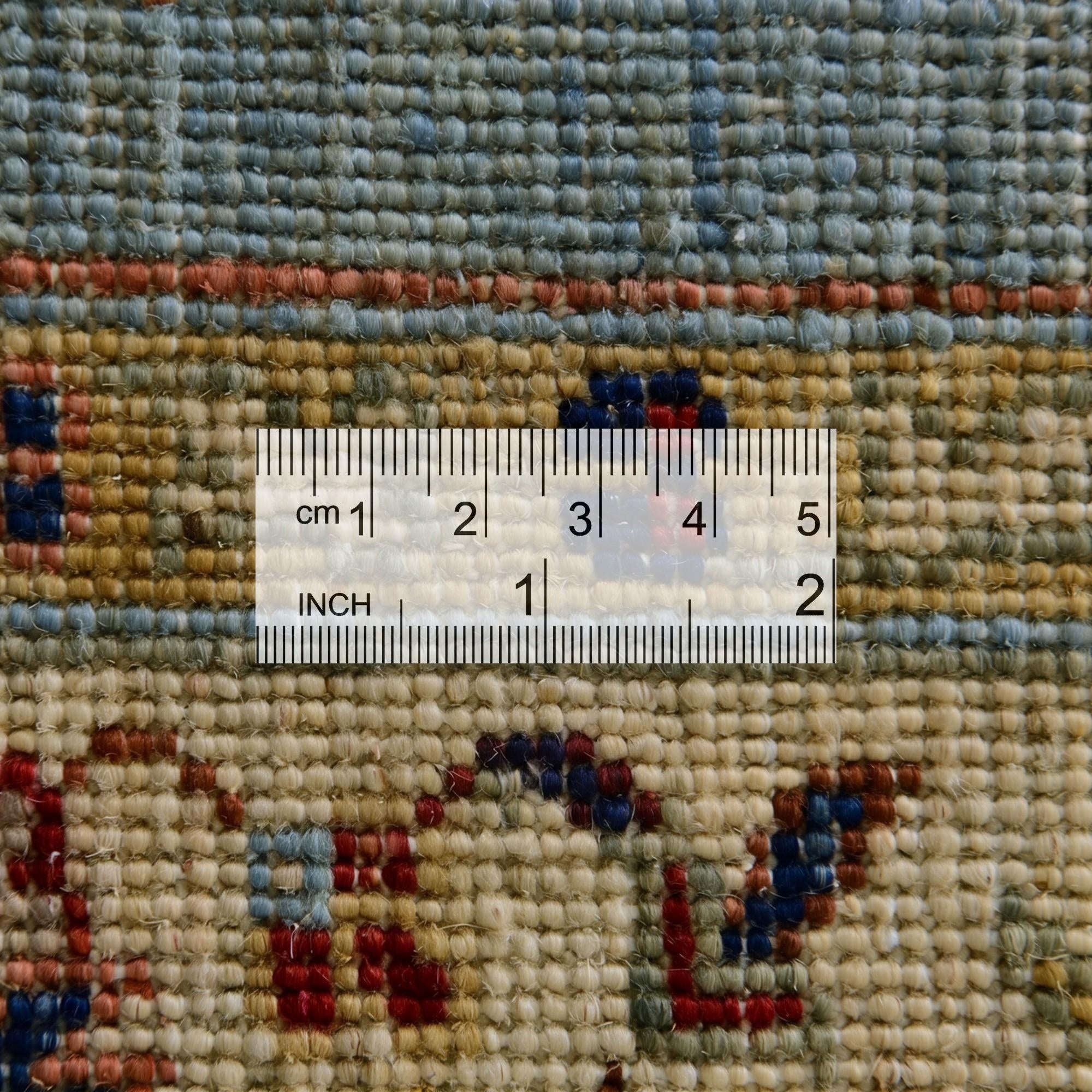 2' 9 x 8' 7 Hand Knotted Ariana Ziegler Runner Rug