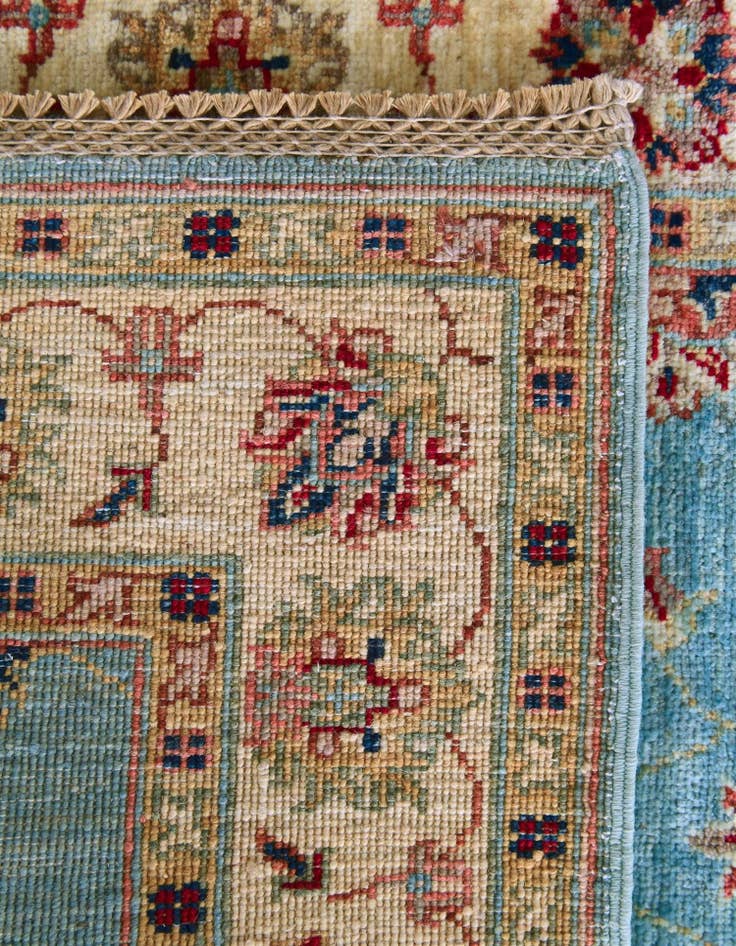 Detail image of 2' 9 x 8' 7 Hand Knotted Ariana Ziegler Runner Rug