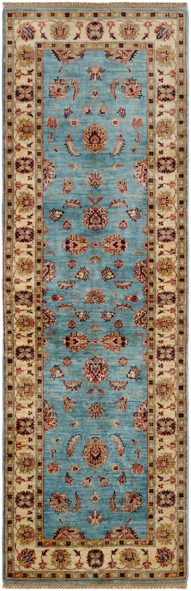 2' 9 x 8' 7 Hand Knotted Ariana Ziegler Runner Rug