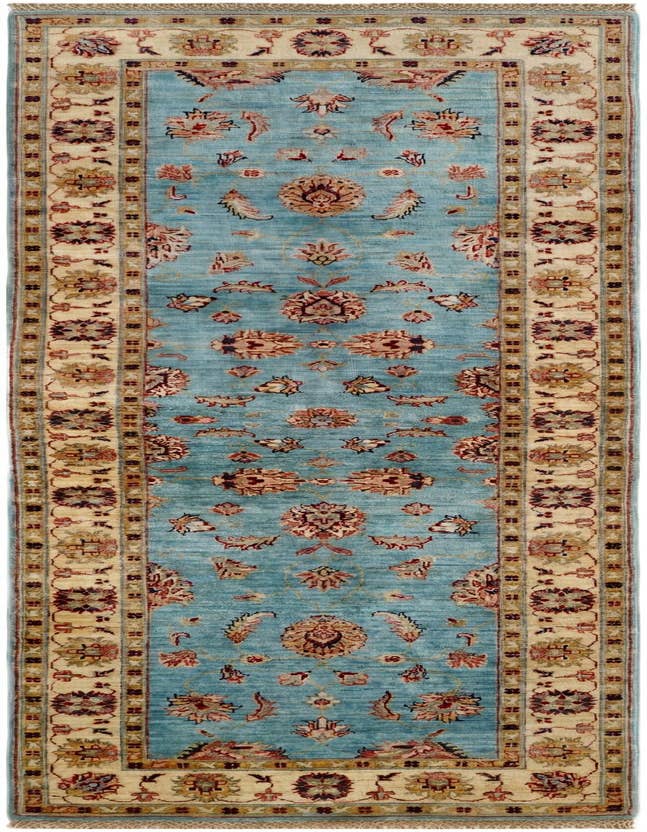 Detail image of 2' 9 x 8' 7 Hand Knotted Ariana Ziegler Runner Rug