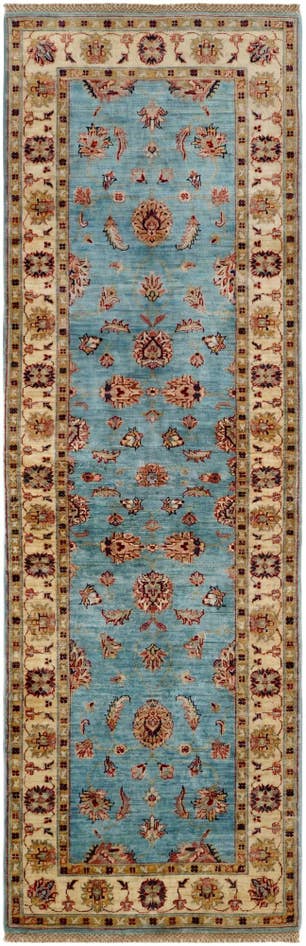 Detail image of 2' 9 x 8' 7 Hand Knotted Ariana Ziegler Runner Rug