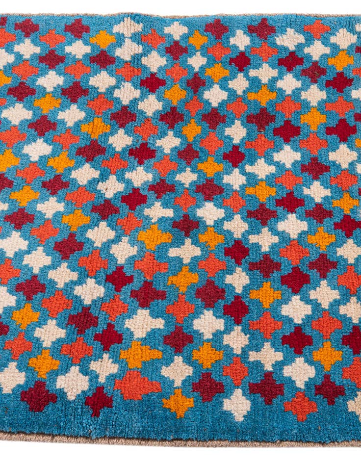 Detail image of 2' 6 x 9' 7  Hand Knotted Balouch Wool Runner Rug