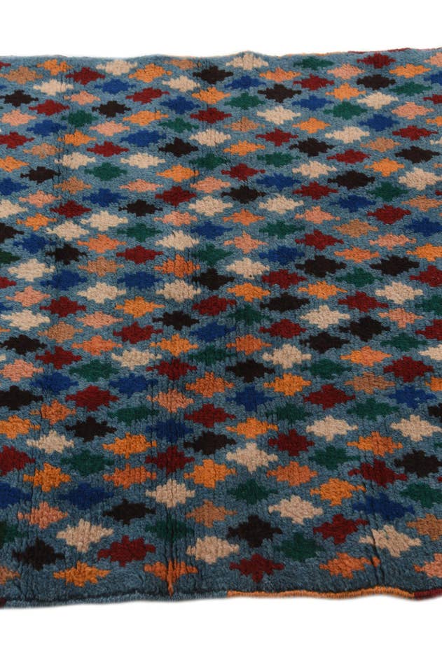 Detail image of 3' x 9' 7 Hand Knotted Balouch Wool Runner Rug