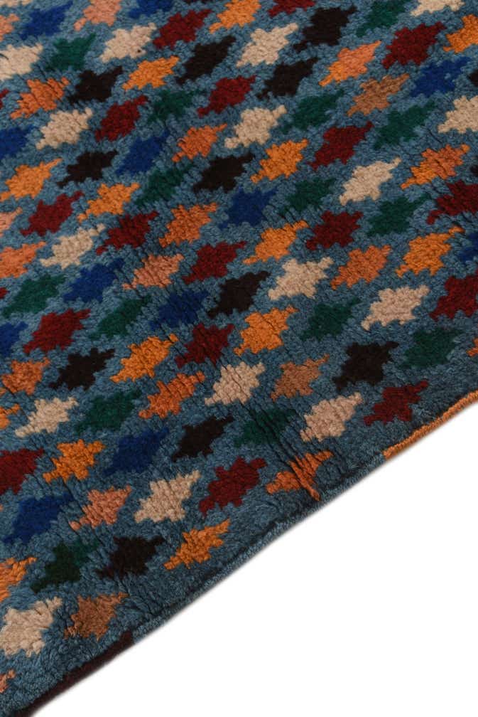3' x 9' 7 Hand Knotted Balouch Wool Runner Rug
