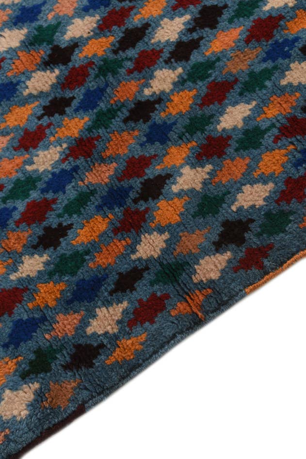 Detail image of 3' x 9' 7 Hand Knotted Balouch Wool Runner Rug