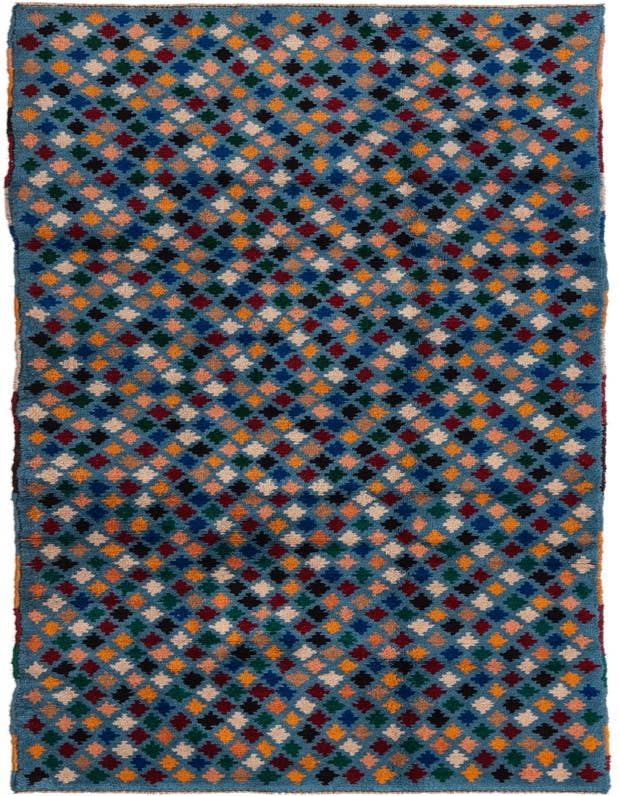 Detail image of 3' x 9' 7 Hand Knotted Balouch Wool Runner Rug