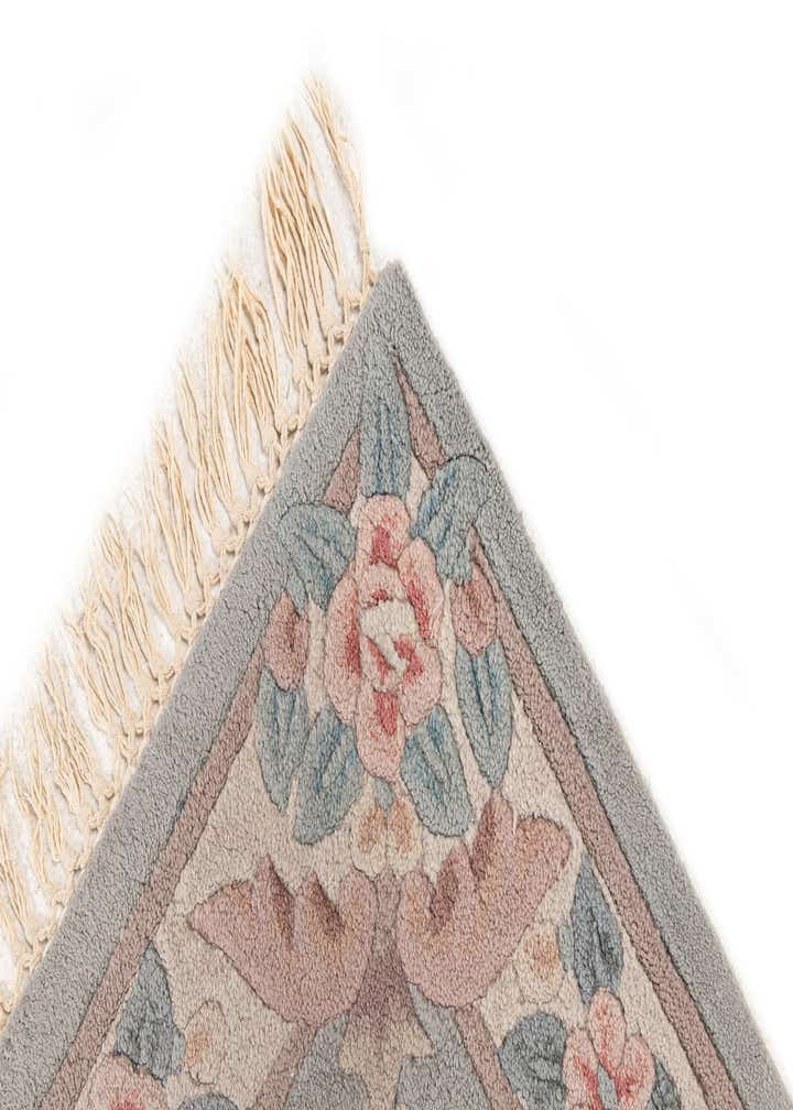 2' 5 x 8' 10 Hand Knotted Carved Pekin Wool Runner Rug