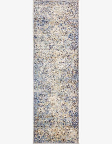 Light Blue Charlotte Runner Rug