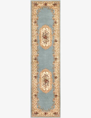 Light Blue Chateau Runner Rug