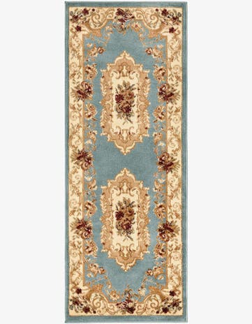 2' x 5' 3 Classic Aubusson Runner Rug