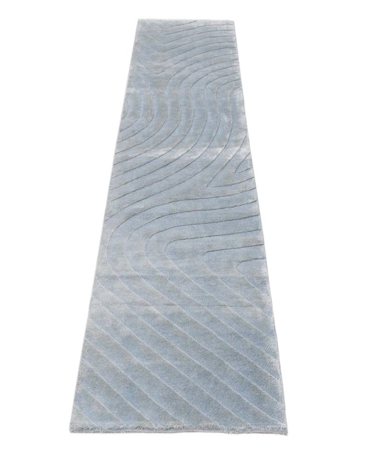 Detail image of 2' 7 x 9' 10  Hand Knotted Darya Wool Runner Rug