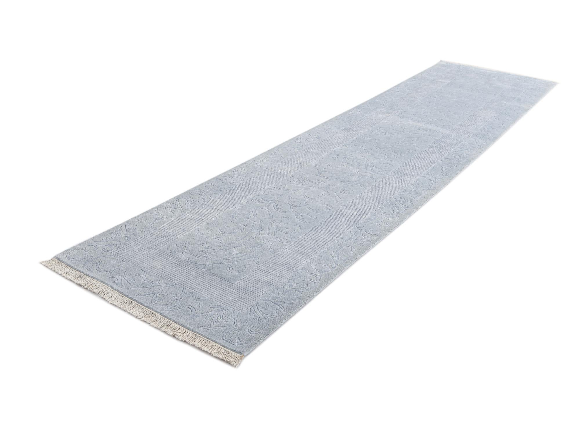 3' 3 x 12' 10 Hand Knotted Darya Wool Runner Rug