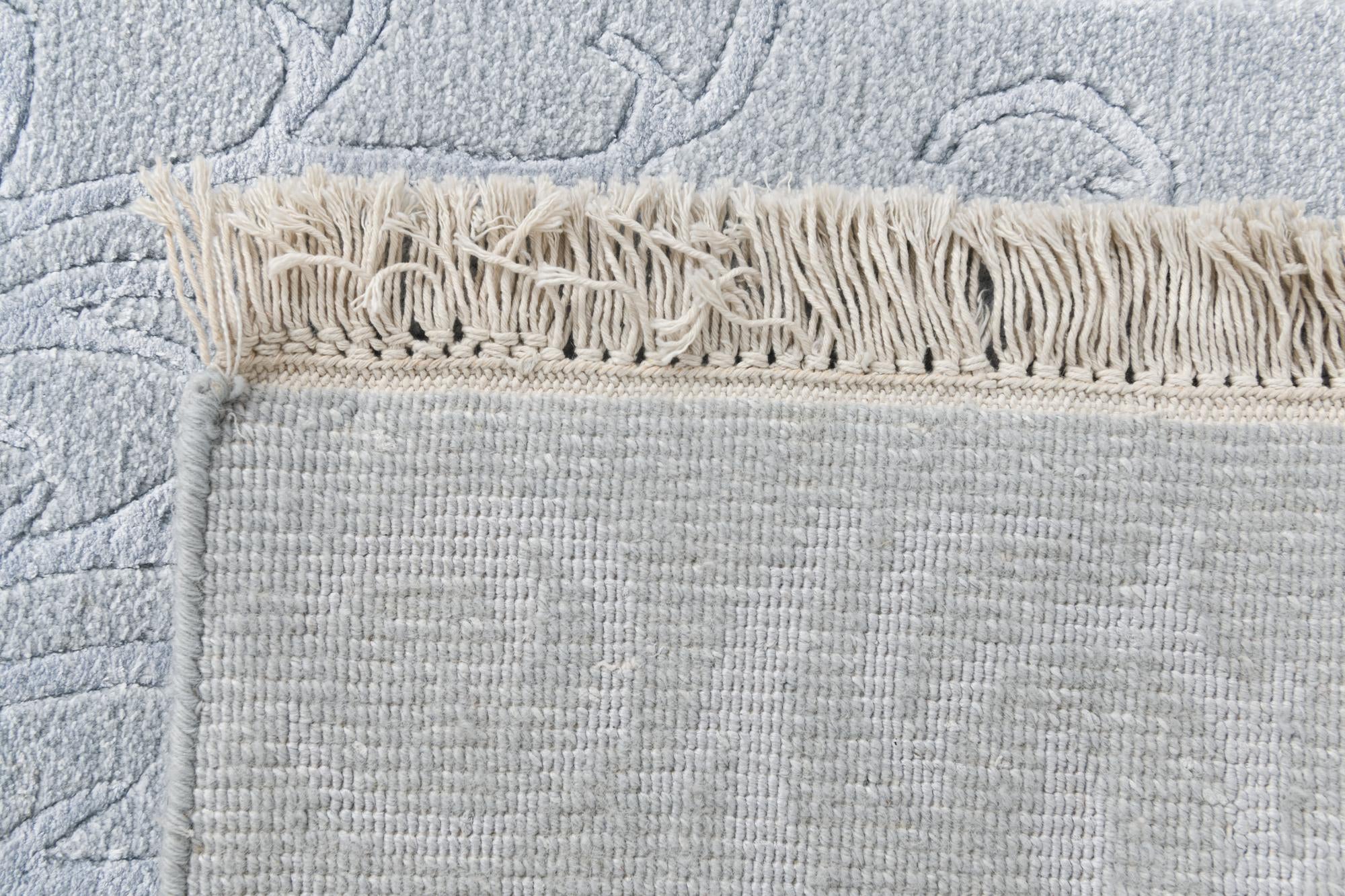 3' 3 x 12' 10 Hand Knotted Darya Wool Runner Rug