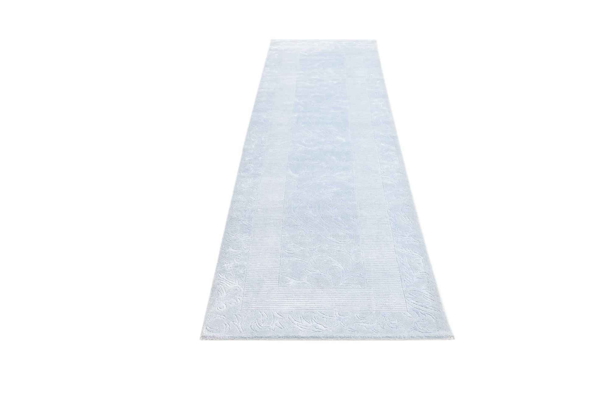 2' 7 x 9' 7 Hand Knotted Darya Wool Runner Rug