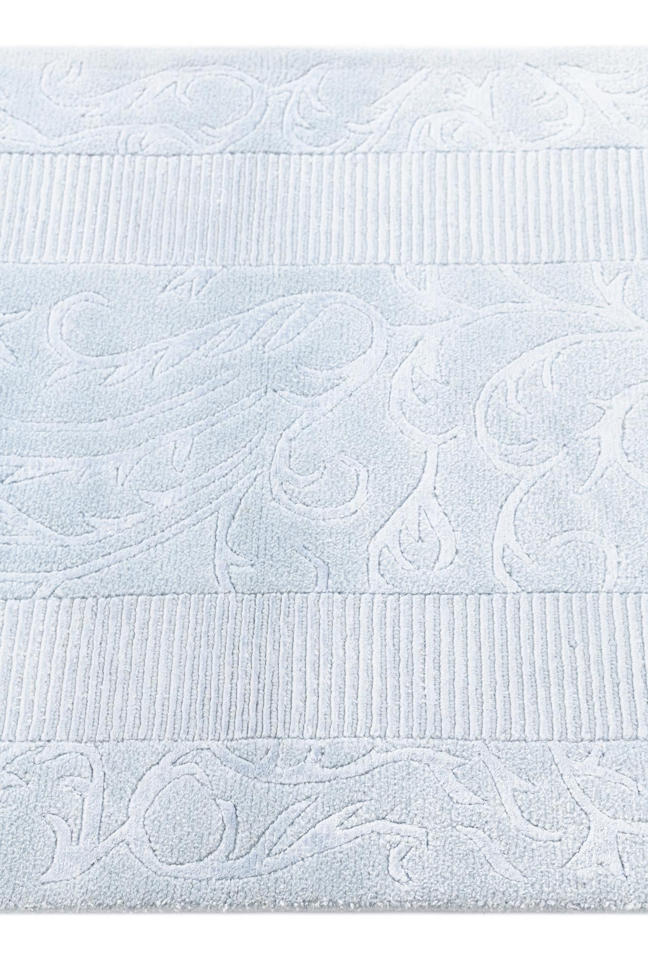 2' 7 x 9' 7 Hand Knotted Darya Wool Runner Rug