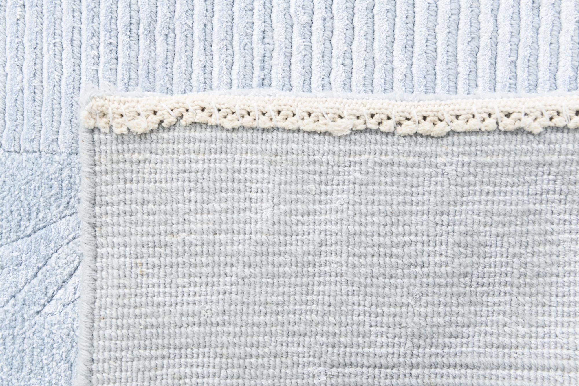 2' 7 x 9' 7 Hand Knotted Darya Wool Runner Rug