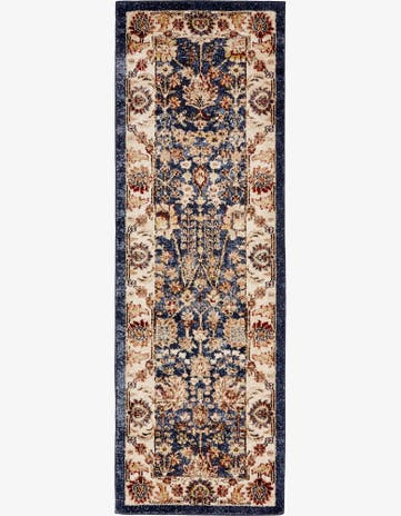 Light Blue Eden Runner Rug