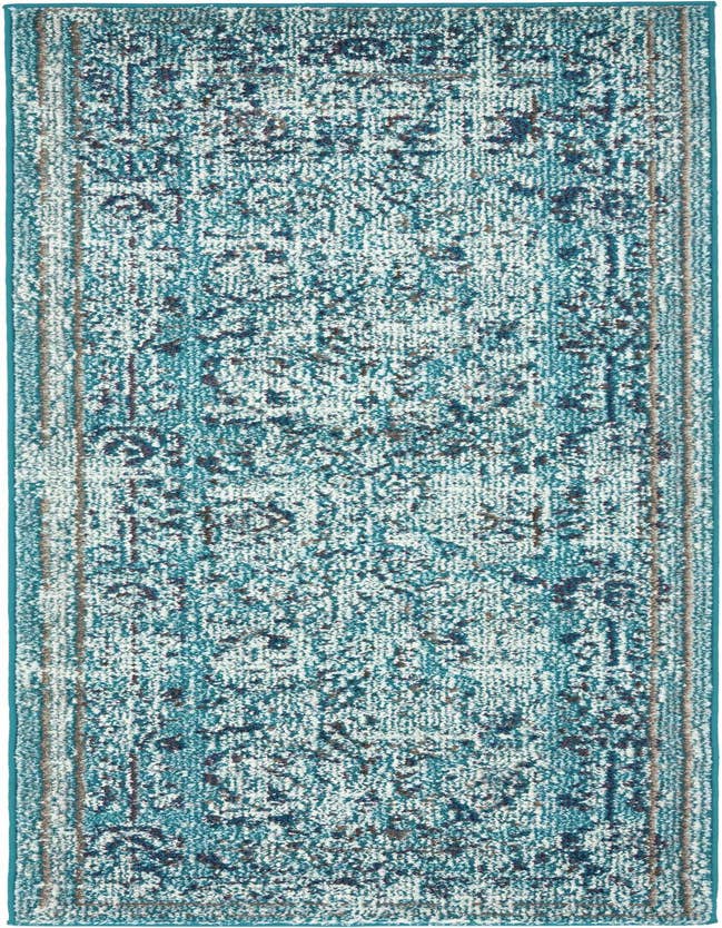 Detail image of 2' 2 x 6' 9 Washable Fleur Runner Rug