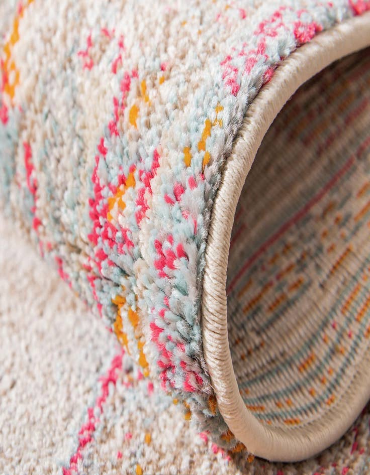 Detail image of 2' 7 x 10' Washable Fleur Runner Rug