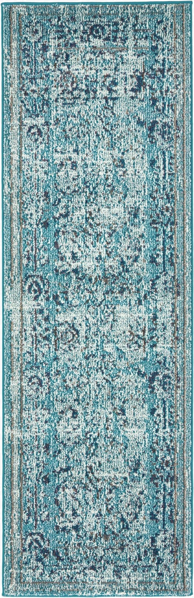 2' 2 x 6' 9 Washable Fleur Runner Rug