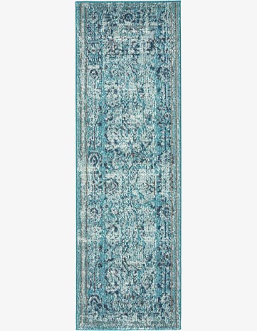 2' 2 x 6' 9 Washable Fleur Runner Rug