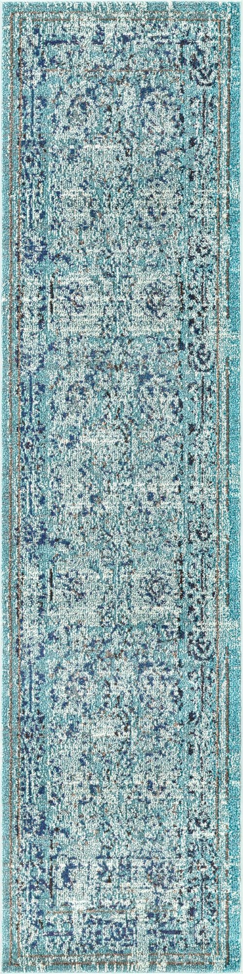 2' 7 x 10' Washable Fleur Runner Rug