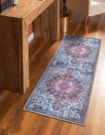 2' x 9' 10 Washable Francesca Runner Rug