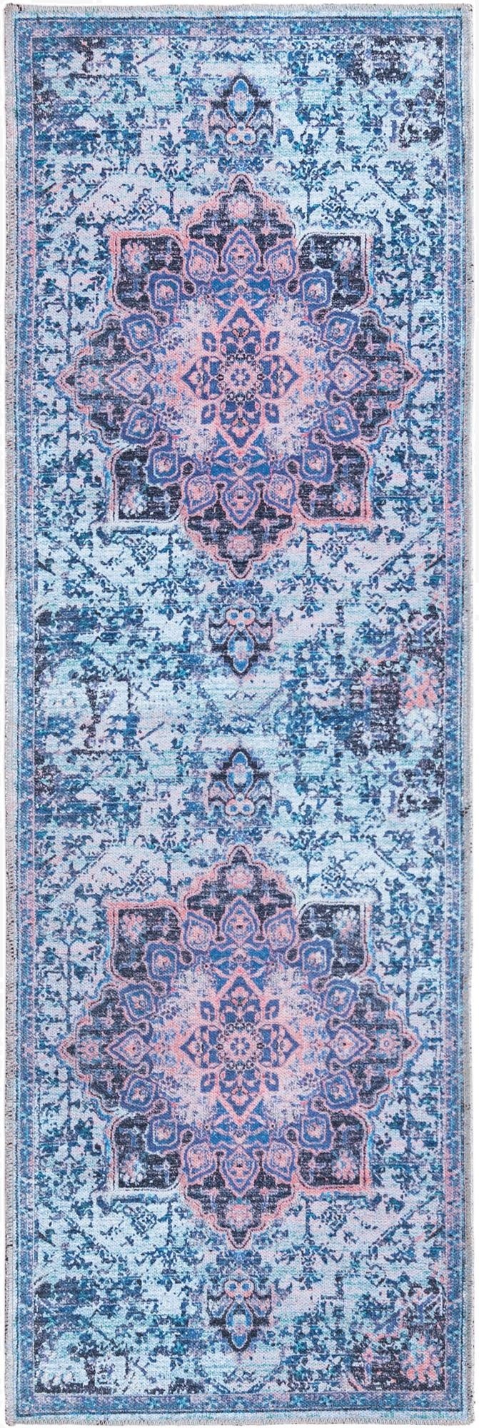 2' x 6' Washable Francesca Runner Rug