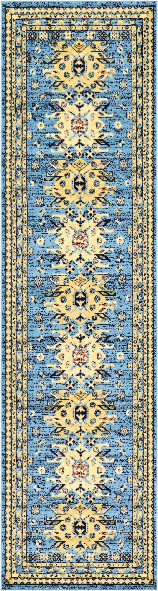 80cm x 305cm Heriz Design Runner Rug