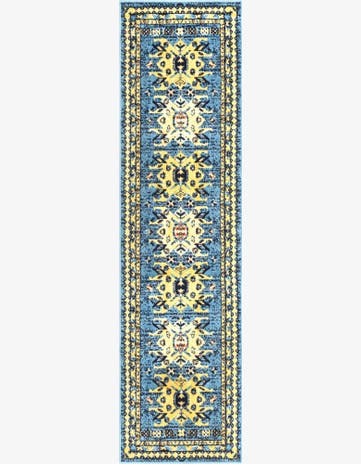 Light Blue Heris Runner Rug