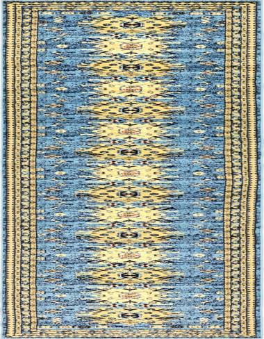 Detail image of 3' x 16' 5 Heriz Design Runner Rug