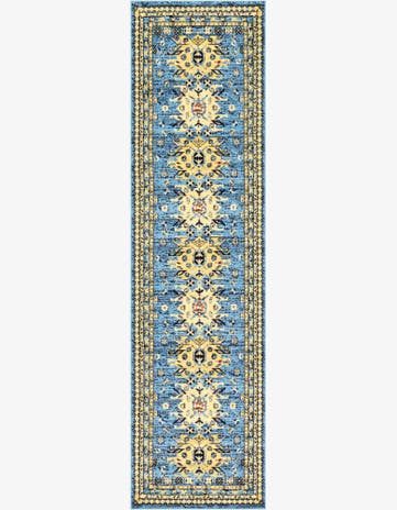 2' 7 x 10' Heriz Design Runner Rug