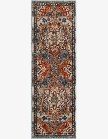 Light Blue Isabella Runner Rug