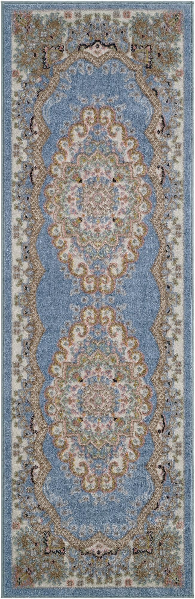 2' x 6' Kamala Washable Runner Rug