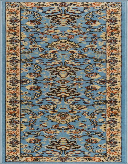 Detail image of 2' x 8' 2 Kashan Design Runner Rug
